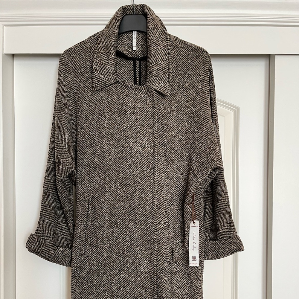 Willow & Clay Notch Collar Duster Cardigan